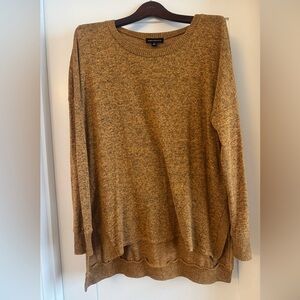 Like New Fortune + Ivy Size Small Mustard Yellow Loose Fit Sweater